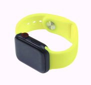 Silicone Watch Band for  for Apple Watch 38/40/41/42 mm (2024) S/M Flash