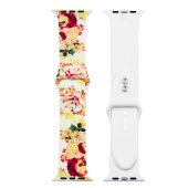 Painted Silicone Watch Band for Apple Watch 42/44/45 mm S/M 12