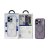 Blueo Dual Color Phone Case for iPhone 14 Pro with MagSafe Purple