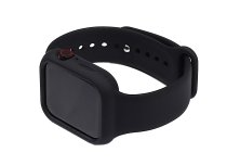 Silicone Watch Band Full Cover for for Apple Watch 38/40 mm S/M Black