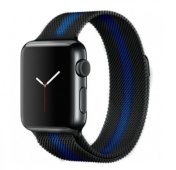 Milanese Loop for Apple Watch 42/44/45/46 mm Black/Blue