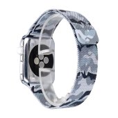 Milanese Loop for Apple Watch 38/40/41/42 mm Army Green White