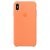 Apple Silicone Case 1:1 for iPhone Xs Max Papaya