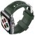 AhaStyle Premium Silicone Rugged Design Band for Apple Watch 42/44/45 mm Middle Green