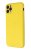 PU Leather Case for iPhone 11 Pro Yellow (With Camera Lens Protection)