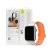 Blueo Magnetic Silicone Watch Band 42/44/45/46/49 mm White/Orange