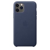 Apple Leather Case 1:1 for iPhone 11 Pro Max Midnight Blue
