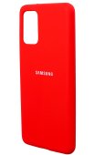 Silicone Case for Samsung S20+ (Full Protection) Red