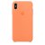 Apple Silicone Case 1:1 for iPhone Xs Max Papaya