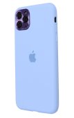 Apple Silicone Case for iPhone 11 Pro Max Lilac (With Metal Frame Camera Lens Protection)