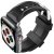 AhaStyle Premium Silicone Rugged Design Band for Apple Watch 42/44/45/46/49 mm Black