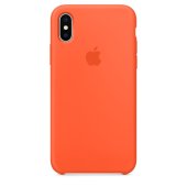 Apple Silicone Case 1:1 for iPhone X Spicy Orange