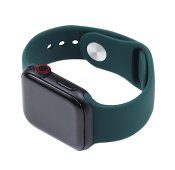 Silicone Watch Band for for Apple Watch 38/40/41 mm S/M Forest Green