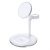 Choetech Magnetic 3 in 1 Magnetic Wireless Charging Stand White