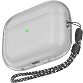 AhaStyle Transparent TPU Case for Airpods Pro 2 Black