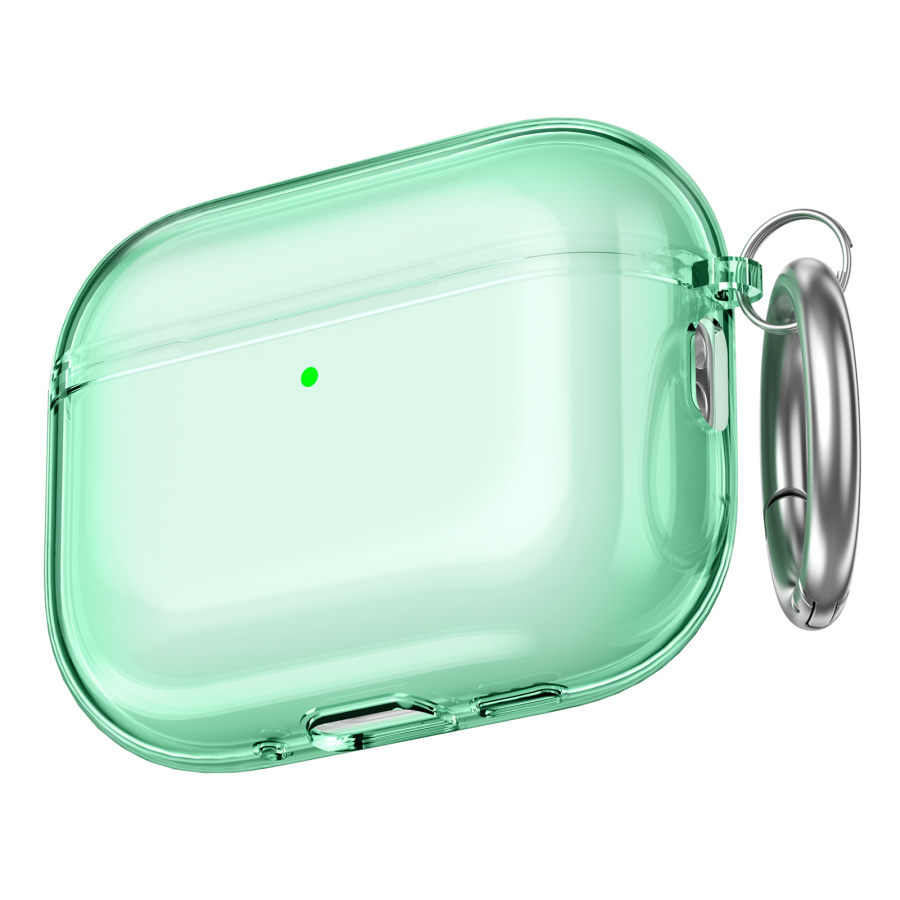 AhaStyle Transparent TPU Case for Airpods Pro 3 Green