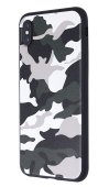 Camouflage TPU Case for iPhone Xs Max White
