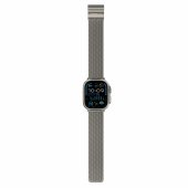 AmazingThing Premium Metal Band for Apple Watch 42/44/45/46/49 mm Titanium
