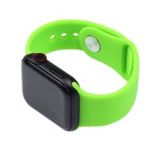 Silicone Watch Band for for Apple Watch 42/44/45/46/49 mm S/M Green