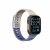 AmazingThing SilqLock Band for Apple Watch 42/44/45/46/49 mm Starlight White/Serenity Blue