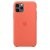 Apple Silicone Case 1:1 for iPhone 11 Pro Max Clementine (Orange)