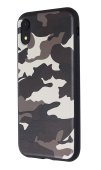 Camouflage TPU Case for iPhone Xr Brown