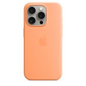 Apple Silicone Case 1:1 for iPhone 15 Pro Max with MagSafe Orange Sorbet