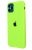 Apple Silicone Case for iPhone 11 Pro Green (With Metal Frame Camera Lens Protection)