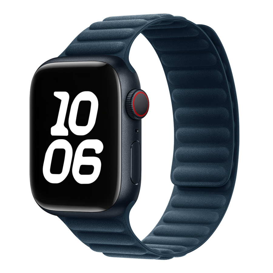 FineWoven Magnetic Link for Apple Watch 42/44/45/46/49 mm Pacific Blue