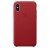 Apple Leather Case 1:1 for iPhone Xs Max Red