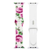 Painted Silicone Watch Band for Apple Watch 38/40/41/42 mm S/M 1