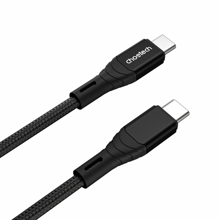 Choetech USB-C PD 100W Nylon Cable (1m) Black