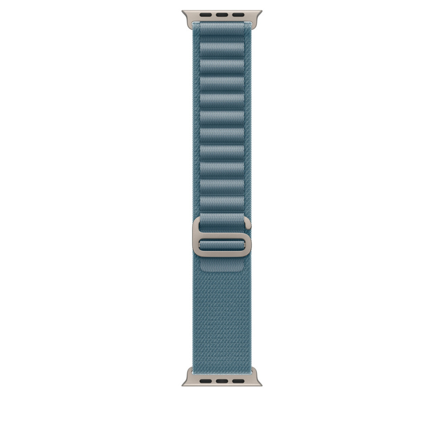 Alpine Loop for Apple Watch 42/44/45/46/49 mm Light Blue (Silver buckle)