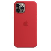 Apple Silicone Case 1:1 for iPhone 12 Pro Max with MagSafe Red