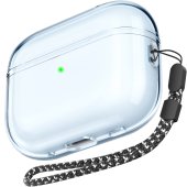 AhaStyle Transparent TPU Case for Airpods Pro 2 Blue