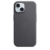 Apple FineWoven Case 1:1 for iPhone 15 with MagSafe Black