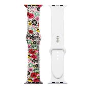 Painted Silicone Watch Band for Apple Watch 42/44/45 mm S/M 24