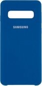 Silicone case for Samsung Note 10+ (Full Protection) Blue