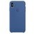 Apple Silicone Case 1:1 for iPhone Xs Max Delft Blue