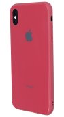 Glass+TPU Case for iPhone Xs Max Rose Red