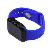 Silicone Watch Band for  for Apple Watch 38/40/41/42 mm (2024) S/M Sapphire Blue