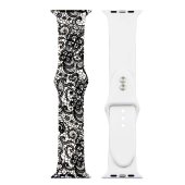 Painted Silicone Watch Band for Apple Watch 42/44/45/46/49 mm S/M 25