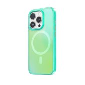 Blueo Aurora Anti-Drop Case for 15 Pro Max with MagSafe Green