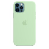 Apple Silicone Case 1:1 for iPhone 12 Pro Max with MagSafe Pistachio