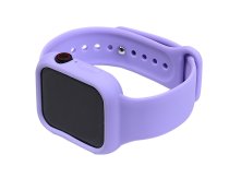 Silicone Watch Band Full Cover for for Apple Watch 38/40 mm S/M Lilac Cream