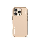 Blueo Dual Color Liquid Silicone Case for iPhone 16 Pro with MagSafe Rose Gold