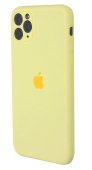 Silicone Case for iPhone 12 Pro Mellow Yellow (With Camera Lens Protection)