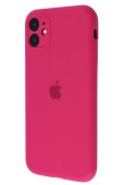 Apple Silicone Case for iPhone 12 Pro Max Rose Red  (With Camera Lens Protection)