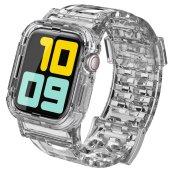 AhaStyle Transparent TPU Band for Apple Watch 38/40/41/42 mm Transparent Grey