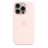 Apple Silicone Case 1:1 for iPhone 15 Pro Max with MagSafe Light Pink